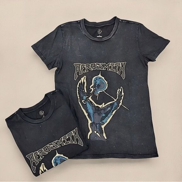 Treasure & Bond Aerosmith Vintage Wash Band Tee Shirt - Picture 7 of 8